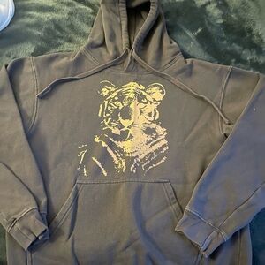 Pura Vida Gray Tiger Hoodie